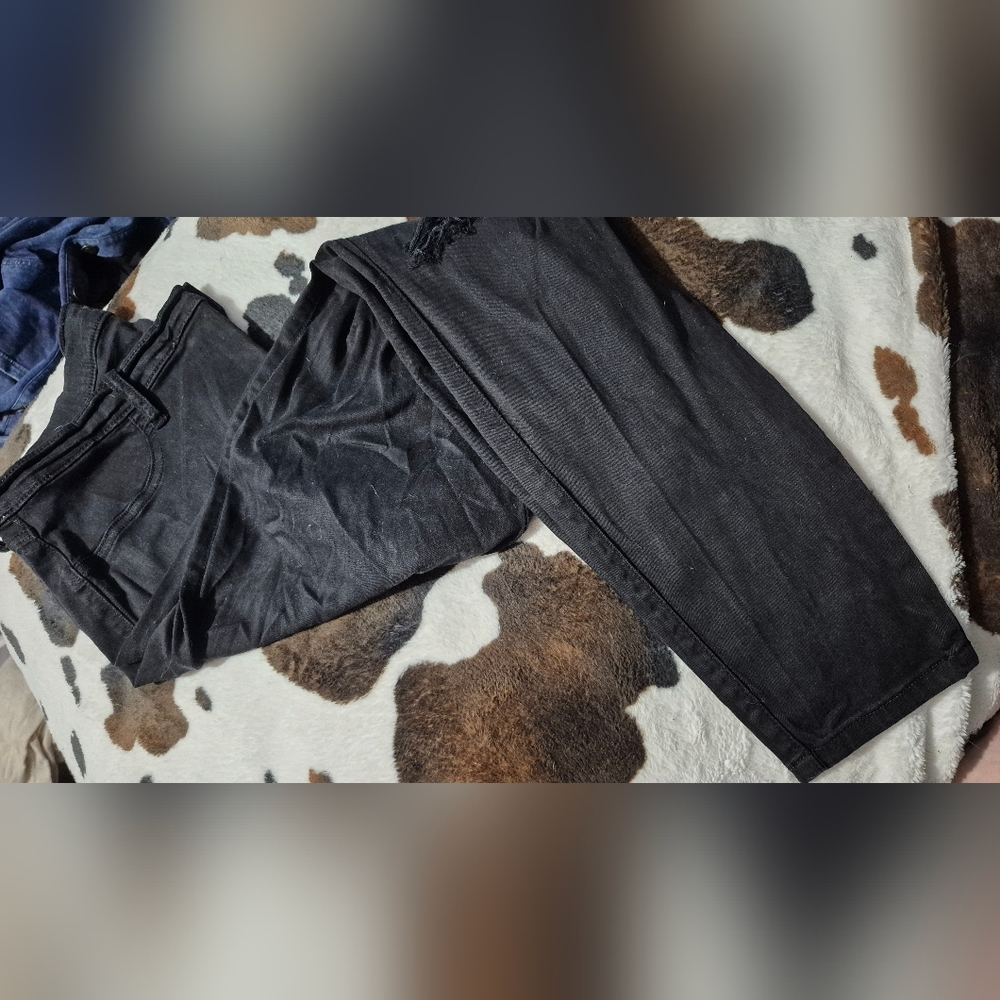 Fashio Nova Black Skinny Jeans - Size 1X